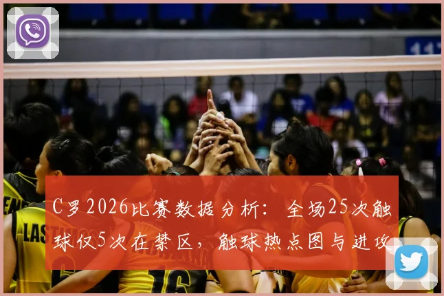 C罗2026比赛数据分析:全场25次触球仅5次在禁区,触球热点图与进攻威胁解读