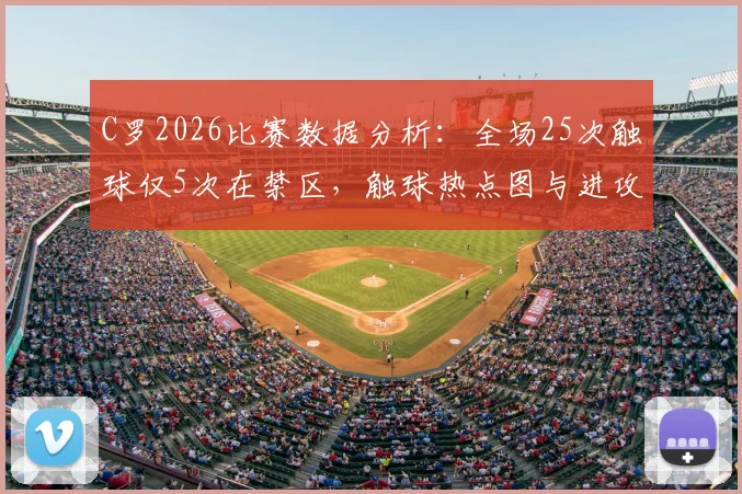 C罗2026比赛数据分析:全场25次触球仅5次在禁区,触球热点图与进攻威胁解读